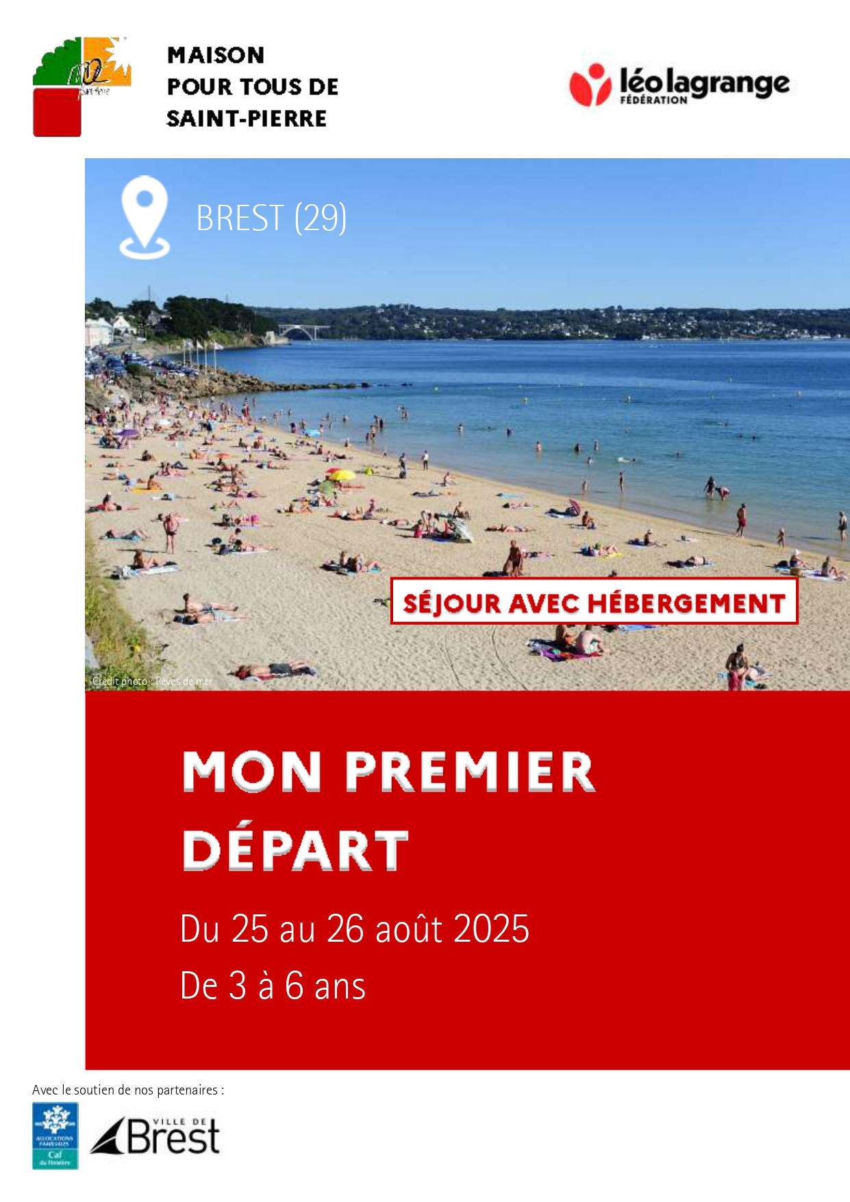 Mon premier départ