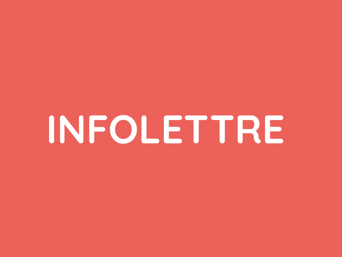 Infolettre Mars-Avril 2026